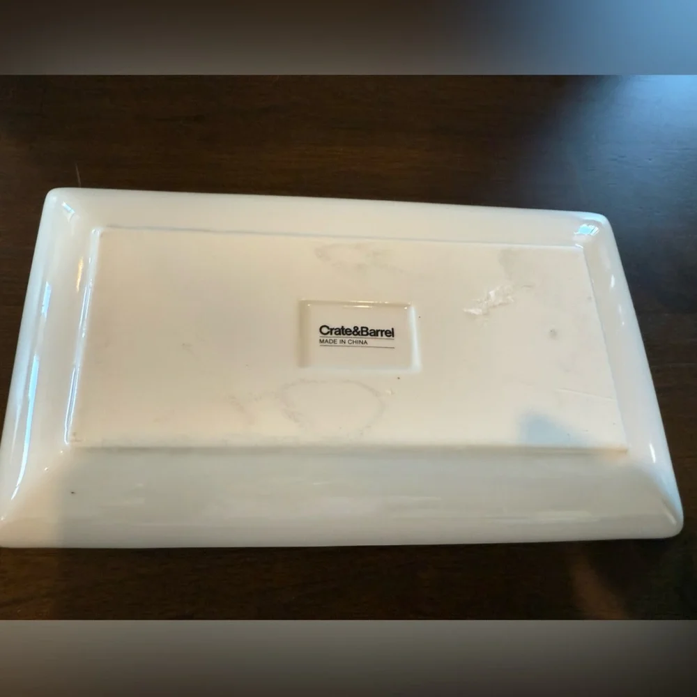 CRATE & BARREL “sour” platter